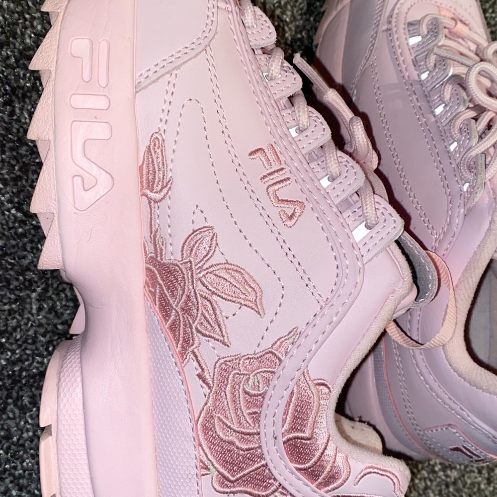 Womens Fila Disruptor II Rose Athletic Shoe